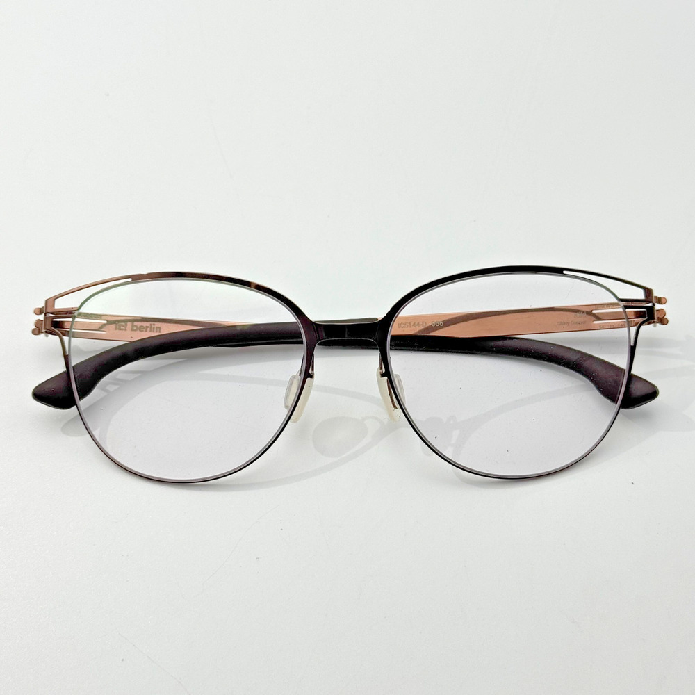 ic! Berlin Eyeglasses Frame Kiki IC5144-D 066 Shiny Copper Asian Fit 54-19-145